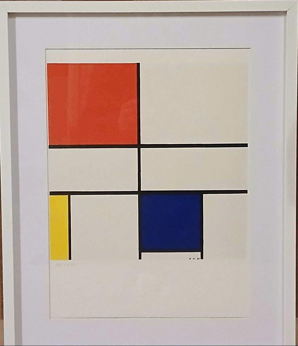 Lithographie-piet Mondrian-photo-2