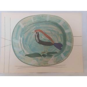 Lithograph-pablo Picasso-ceramic 1948-(after)