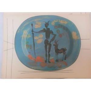 Lithograph-pablo Picasso-ceramic 1948-(after)