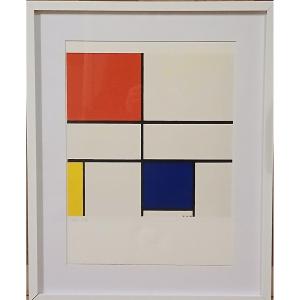 Lithographie-piet Mondrian