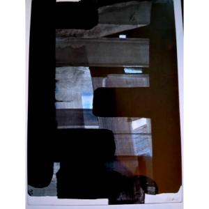 Pierre Soulages After A Gouache 