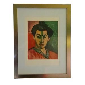 Henri Matisse, Portrait Of Woman With Green Stripe 