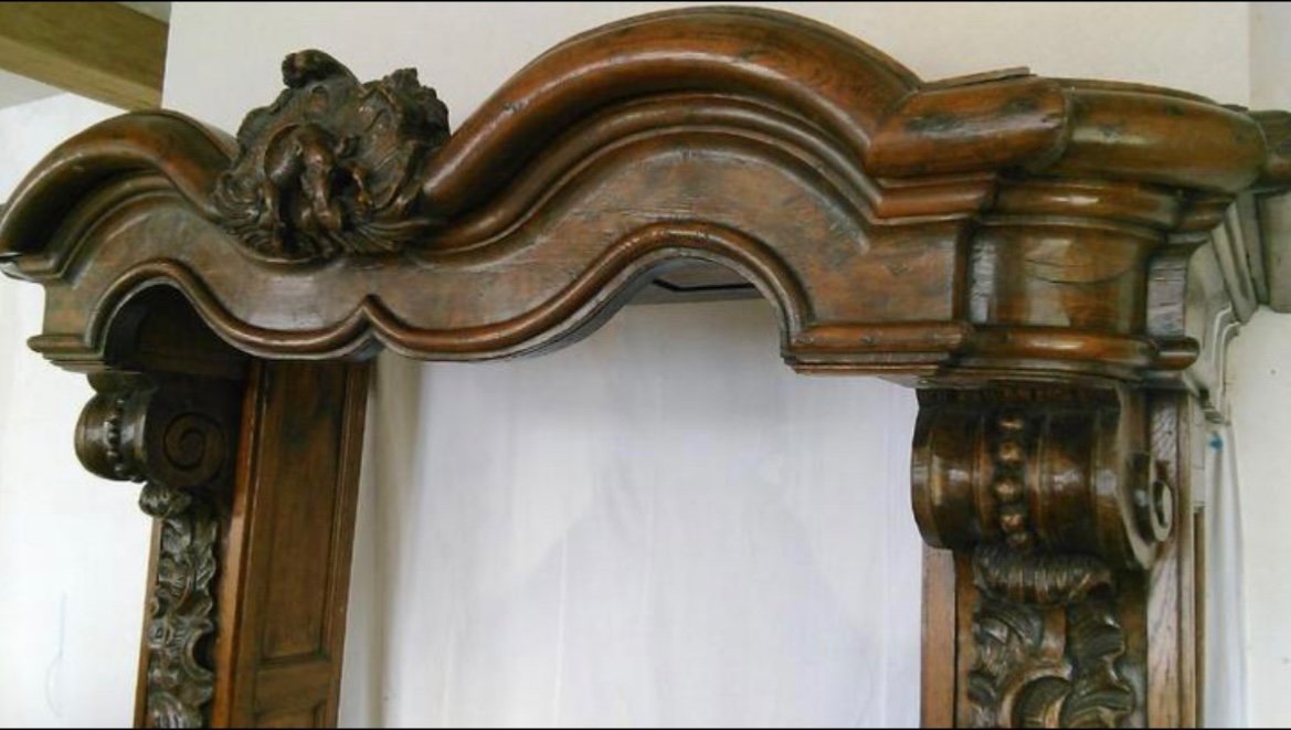 Carved Baroque Fireplace-photo-3