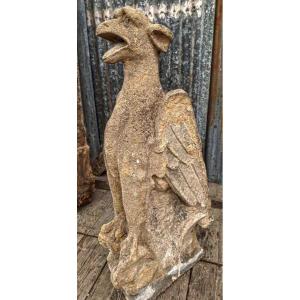 Statue de Griffon En Pierre Naturelle 