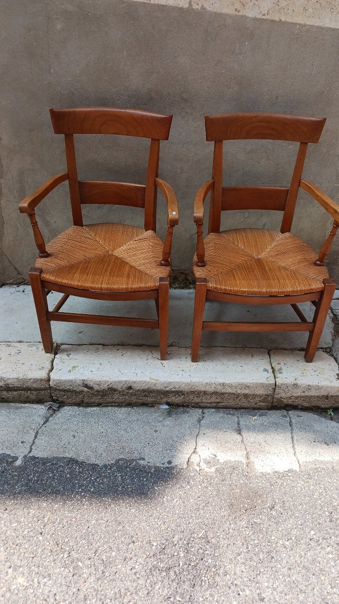 Paire De Fauteuils d'époque Directoire