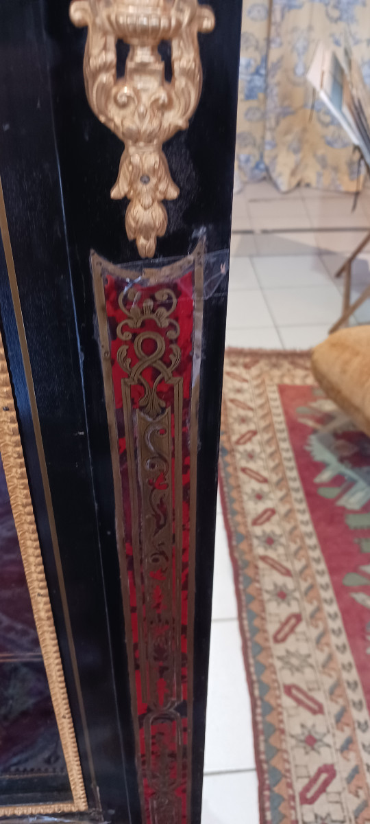 Boulle Marquetry Bookcase From The Napoleon III Period-photo-3