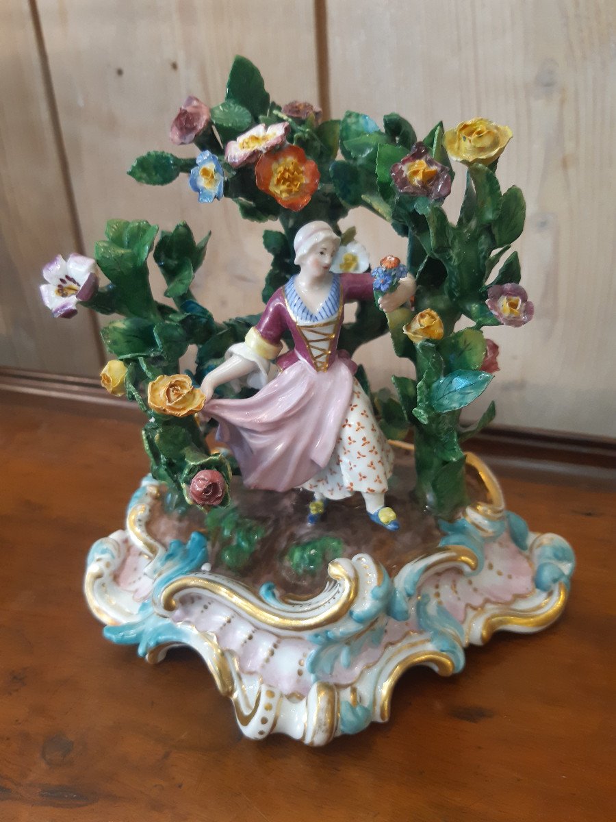 Groupe En Porcelaine De Meissen-photo-3