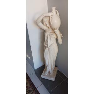 Beautiful Orientalist Plaster Statue