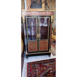 Boulle Marquetry Bookcase From The Napoleon III Period