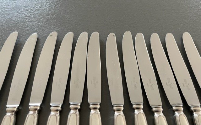 Christofle Cross Ribbon Cutlery Set 49 Pieces-photo-3