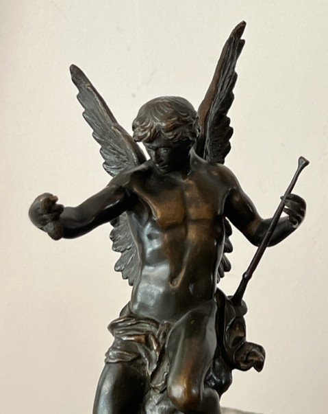  Sculpture En Bronze de  Emile Louis  Picault 1833-1915  -photo-5