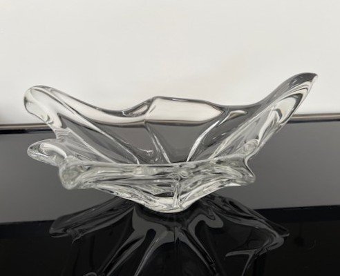 Large Daum France Cup In Free Form Crystal-photo-4