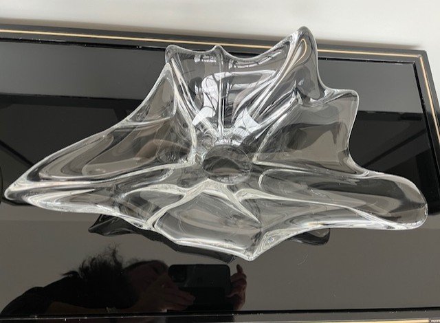 Large Daum France Cup In Free Form Crystal-photo-2