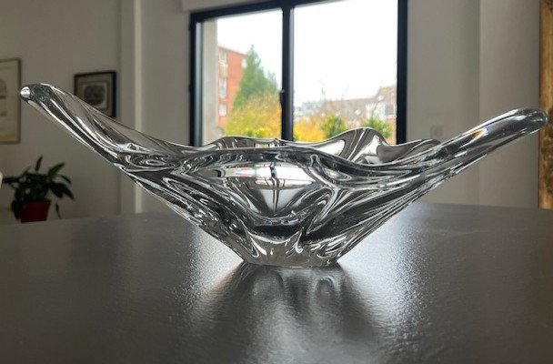 Large Daum France Cup In Free Form Crystal-photo-4