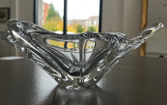 Large Daum France Cup In Free Form Crystal-photo-5