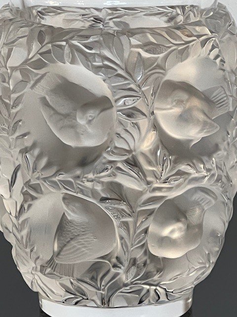 Lalique Vase en Cristal Modèle Bagatelle -photo-2