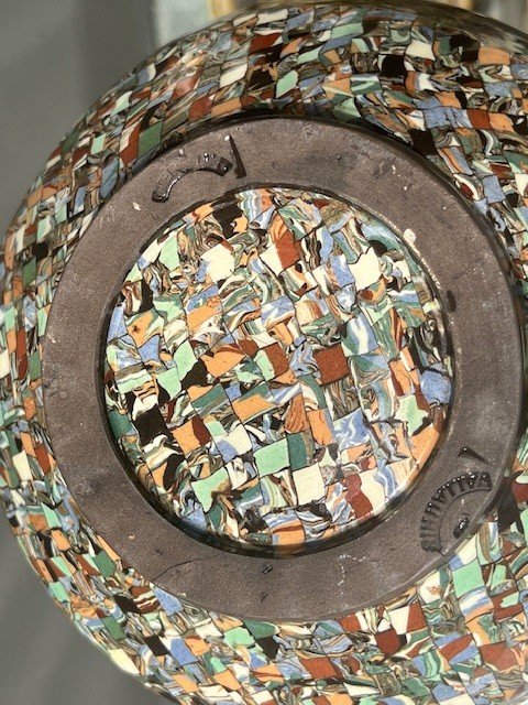 Jean Gerbino 1876-1966 Cache Pot Mosaic Decor -photo-1