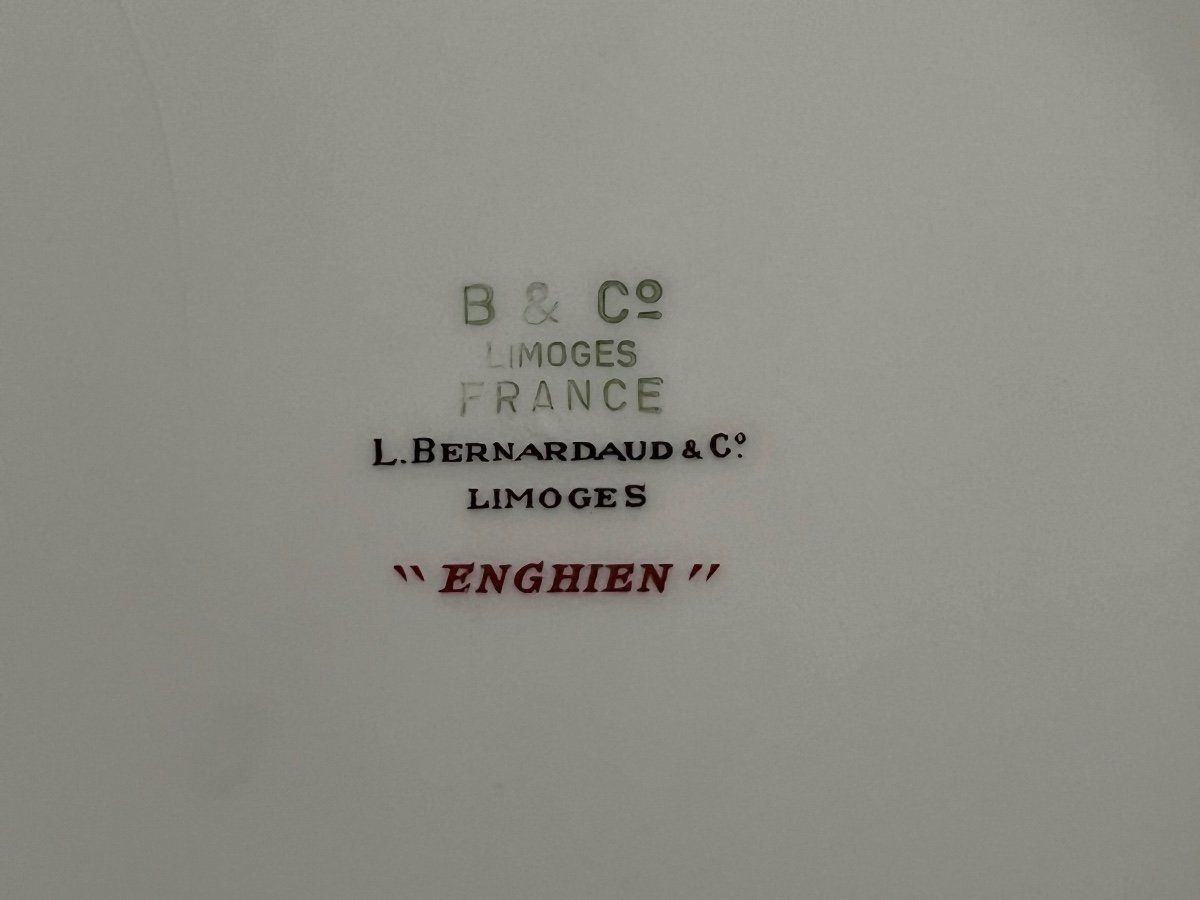 Service Bernardaud à Limoges Modèle Enghien Pour La Maison Christofle 84 Pièces-photo-8