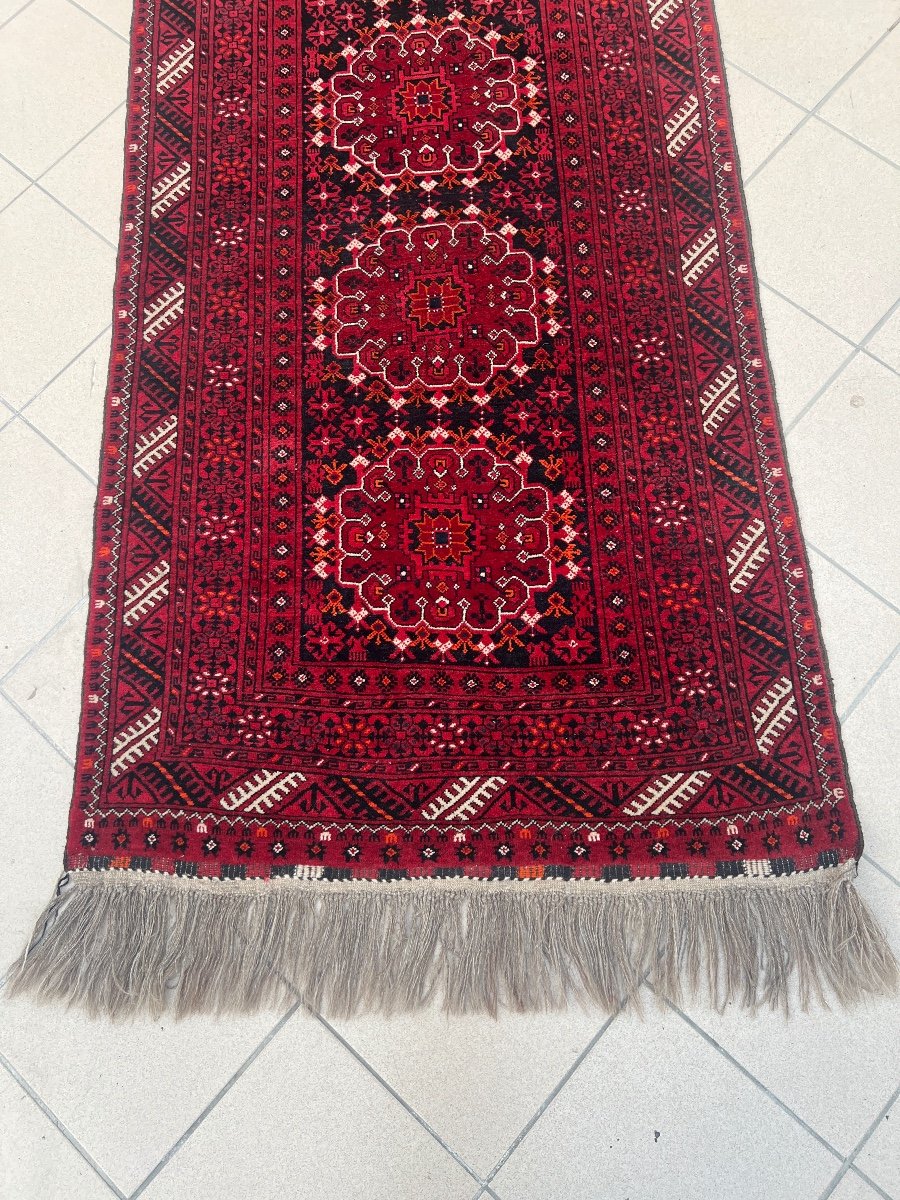 Ancien Tapis d'Orient En Laine Fait Main -photo-2