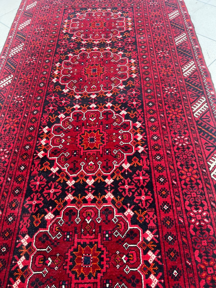 Ancien Tapis d'Orient En Laine Fait Main -photo-1