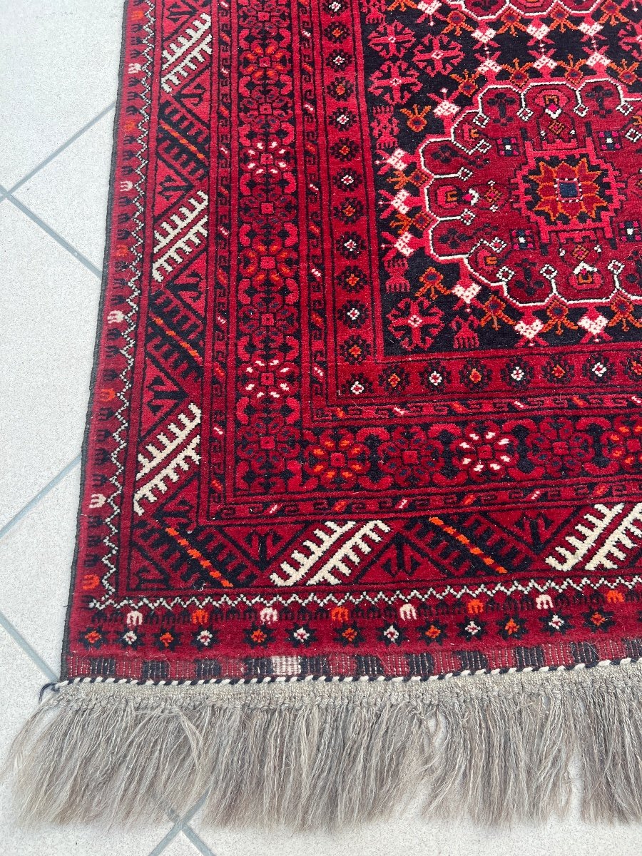 Ancien Tapis d'Orient En Laine Fait Main -photo-2