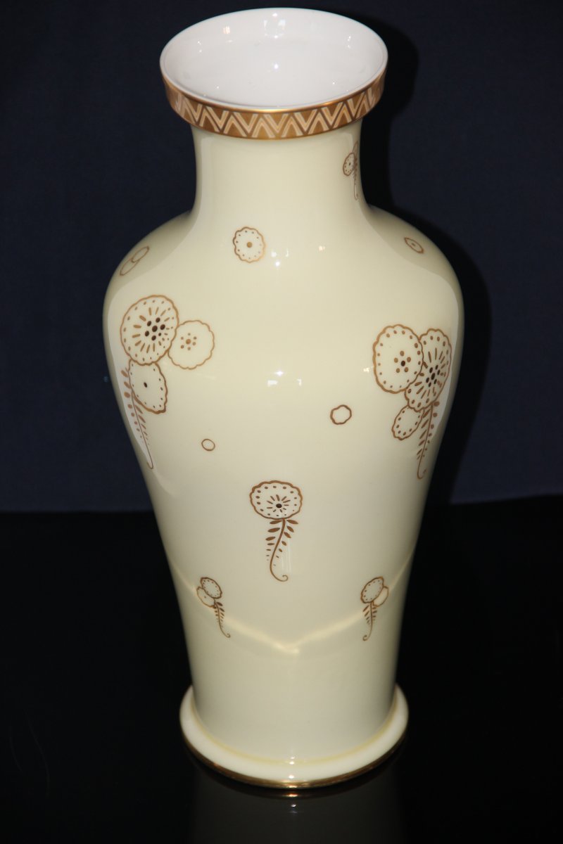 Sèvres Porcelain Vase 1923 Art-deco Period-photo-4