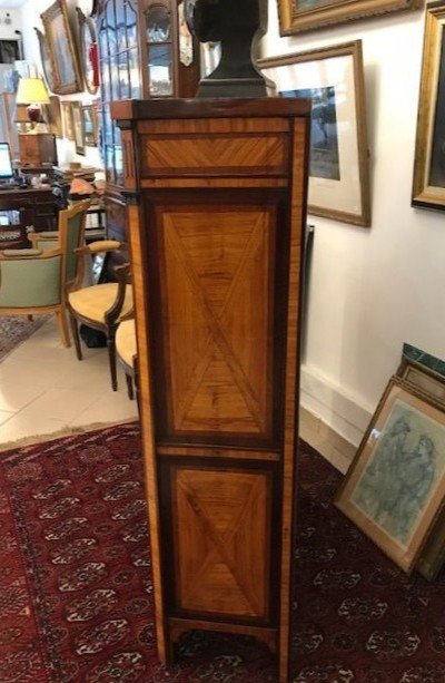 Secretary Of Lady Louis XVI In Marquetry Of Cubes-photo-4