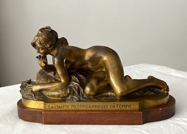 Sculpture En Bronze De Ferdinand Faivre Fondeur Thibault Paris-photo-3