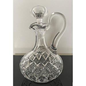 Saint Louis Large Carafe / Ewer In Cut Crystal 