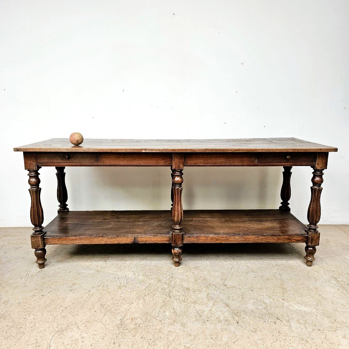 19th Century Draper's Table-photo-4