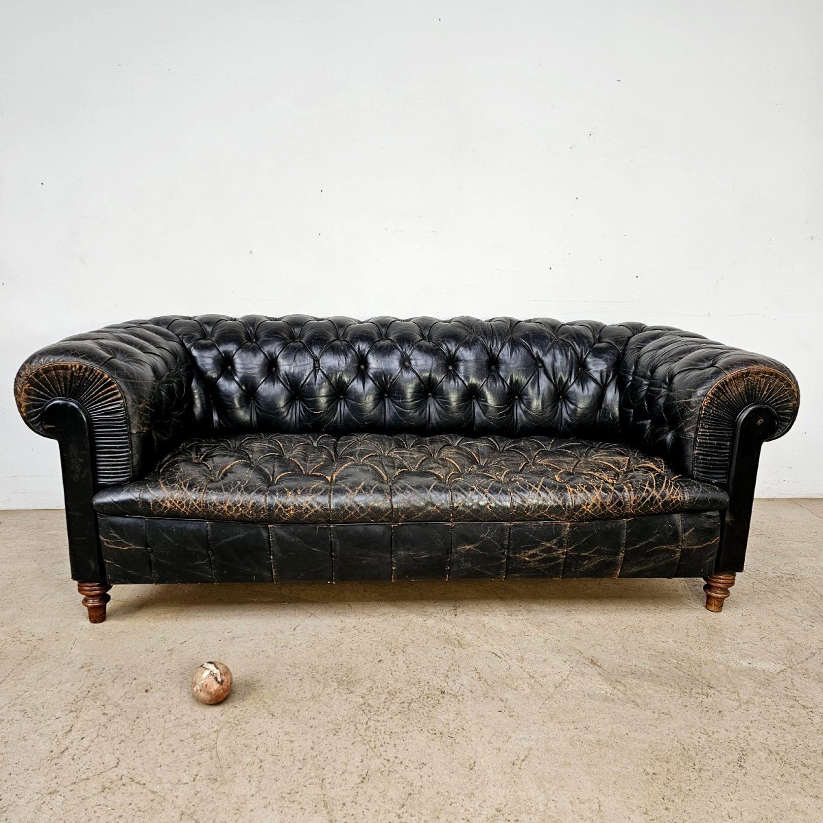 Chesterfield Leather Sofa