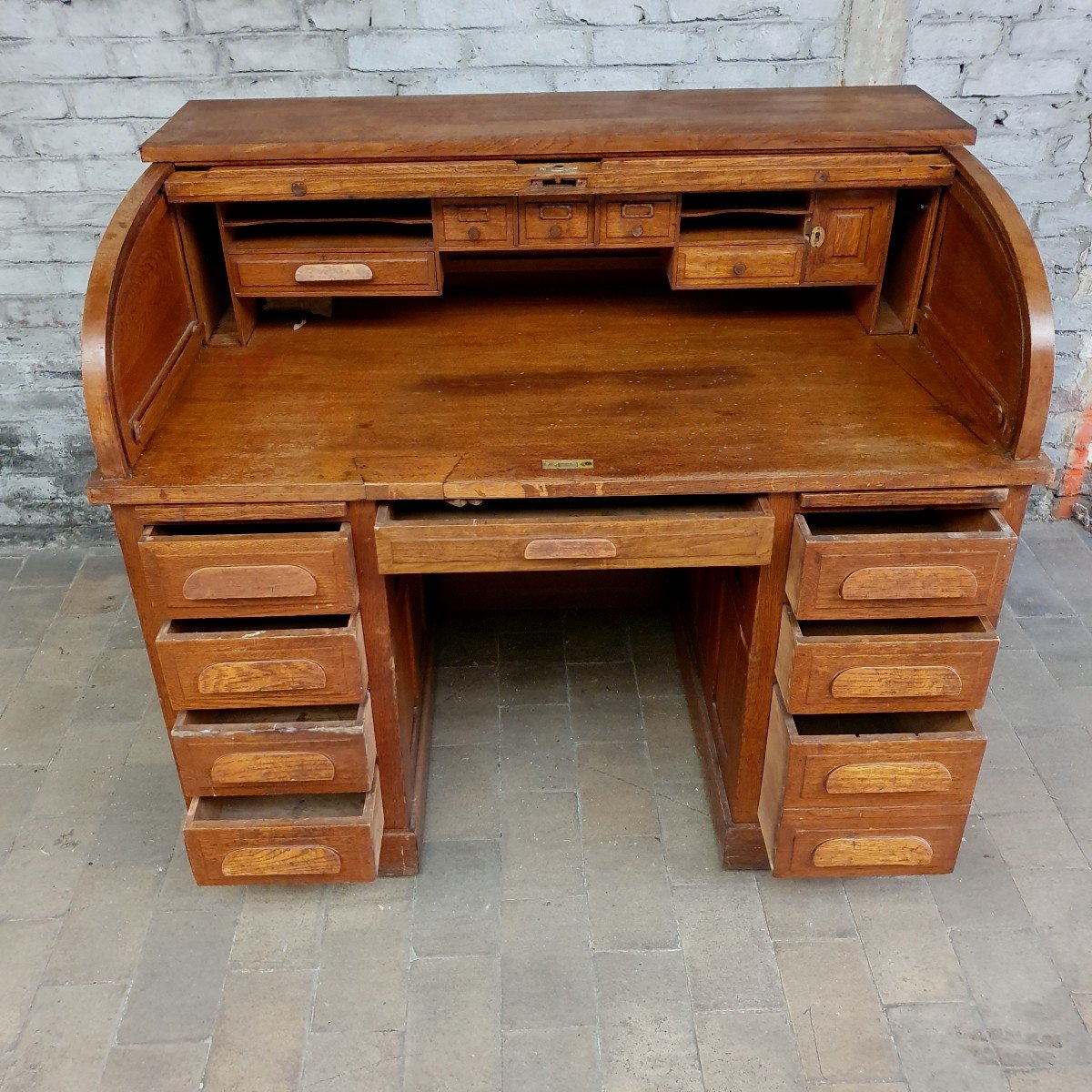 American Oak Desk-photo-3