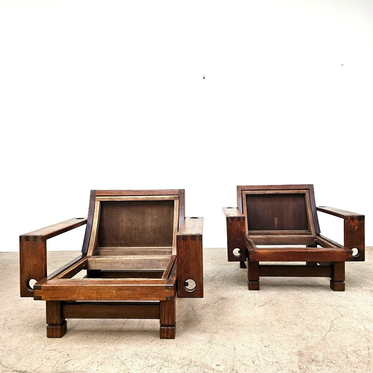 Pair Of Constructivist Armchairs-photo-1