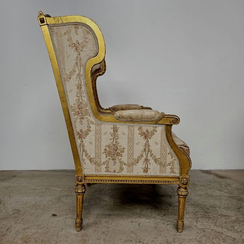 Pair Of Gilded St Louis 16 Armchairs-photo-4