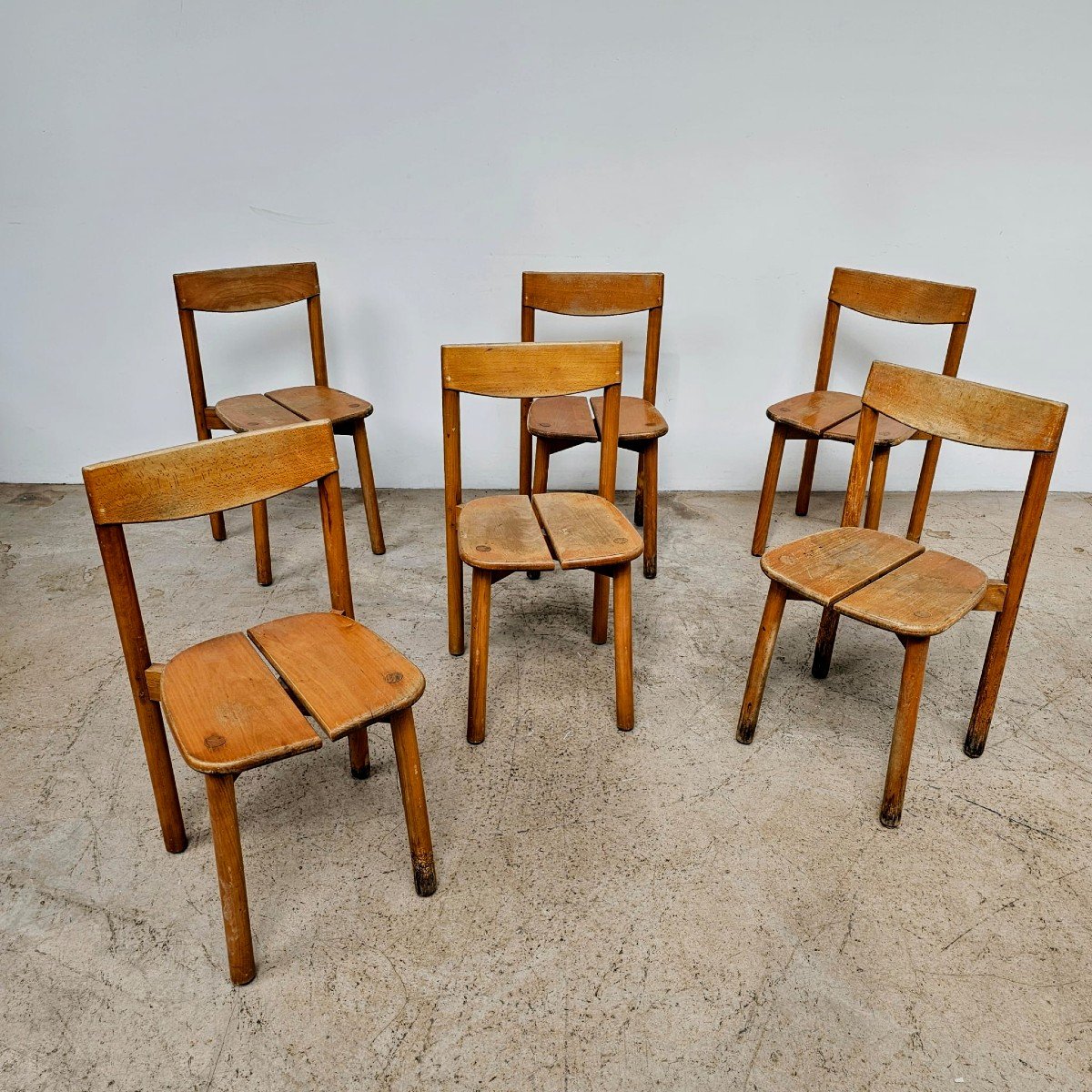 6 Chaises de Pierre Gautier Delaye