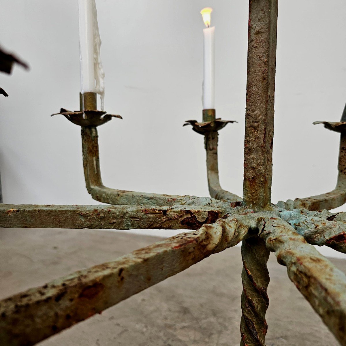 Pair Of 19th Century Candlesticks-photo-2