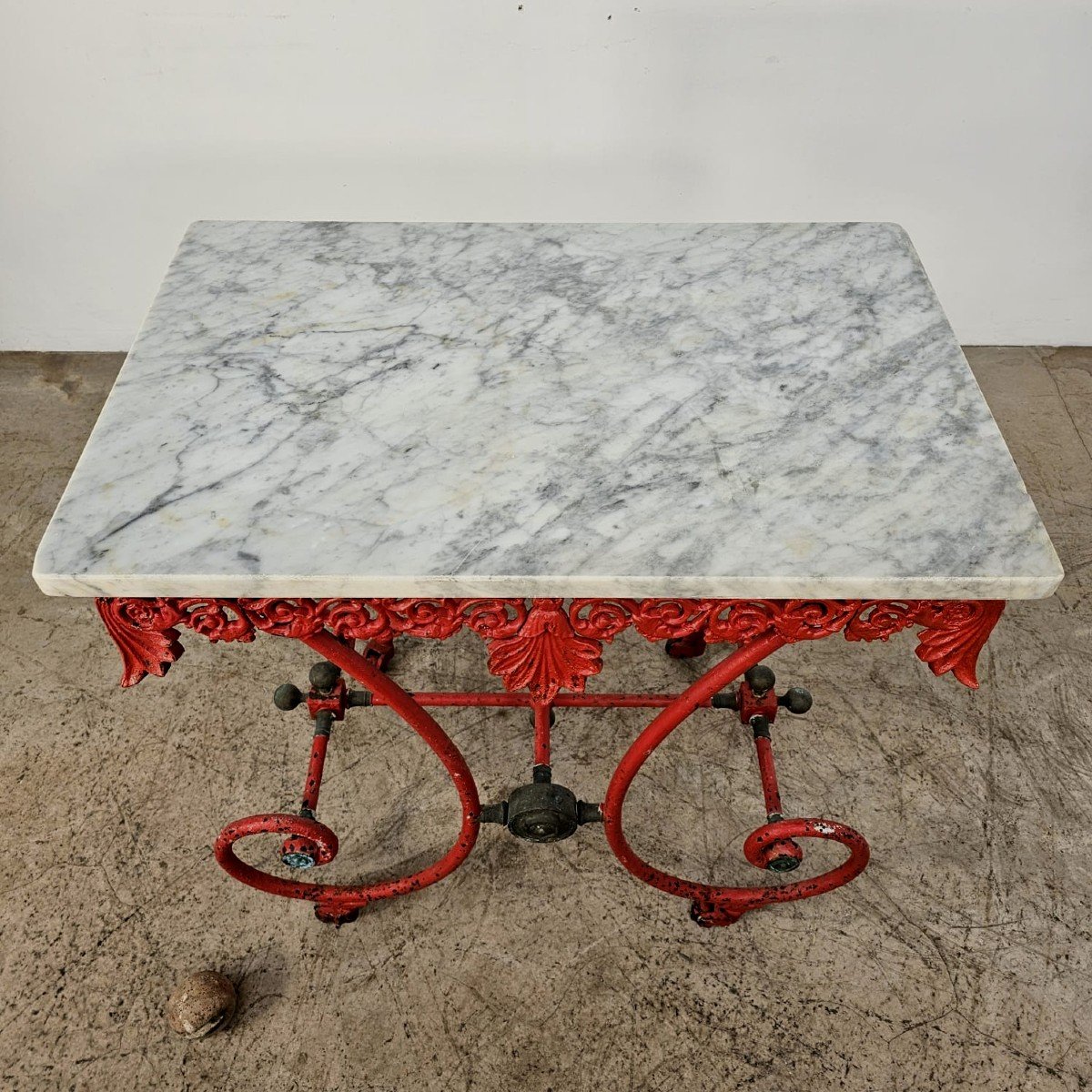 19th Century Cast Iron Butcher's Table-photo-4