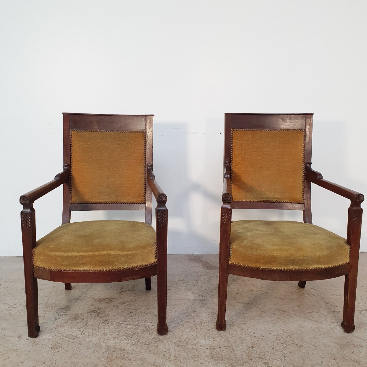 Pair Of Empire Armchairs-photo-1