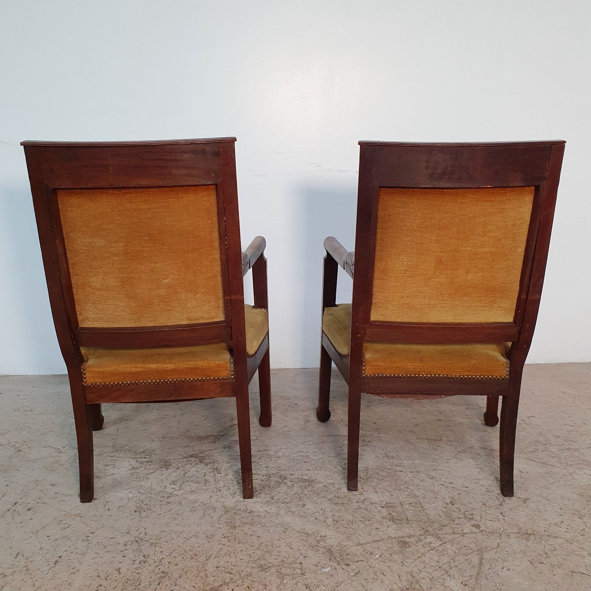 Pair Of Empire Armchairs-photo-2