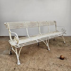 Banc en fer model d Arras 19éme