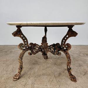 19th Century Cast Iron Garden Table