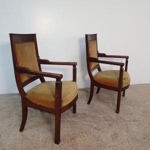 Pair Of Empire Armchairs