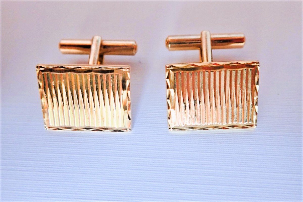 Pair Of 18-carat Gold Cufflinks