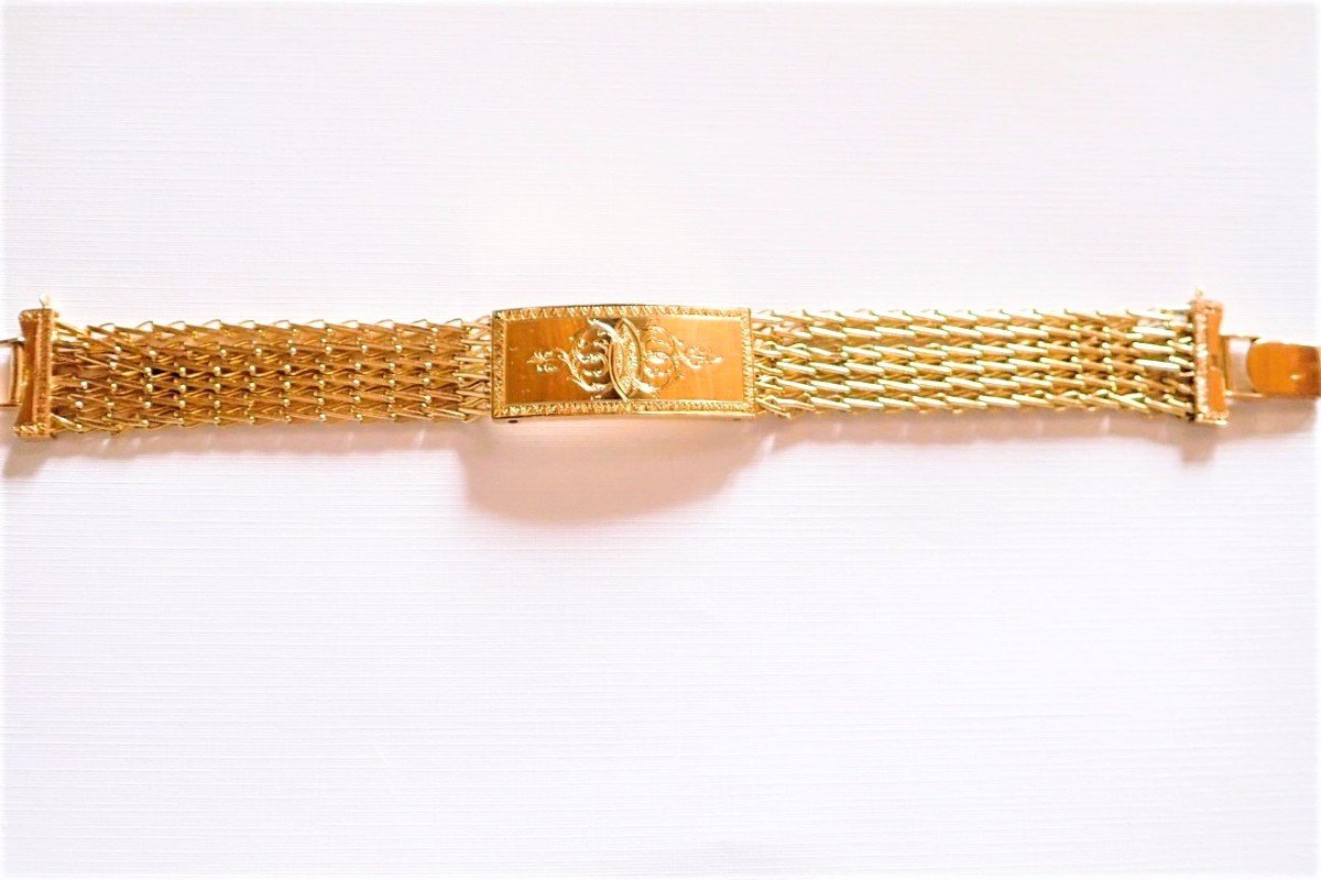 Bracelet or 18 carats Vintage