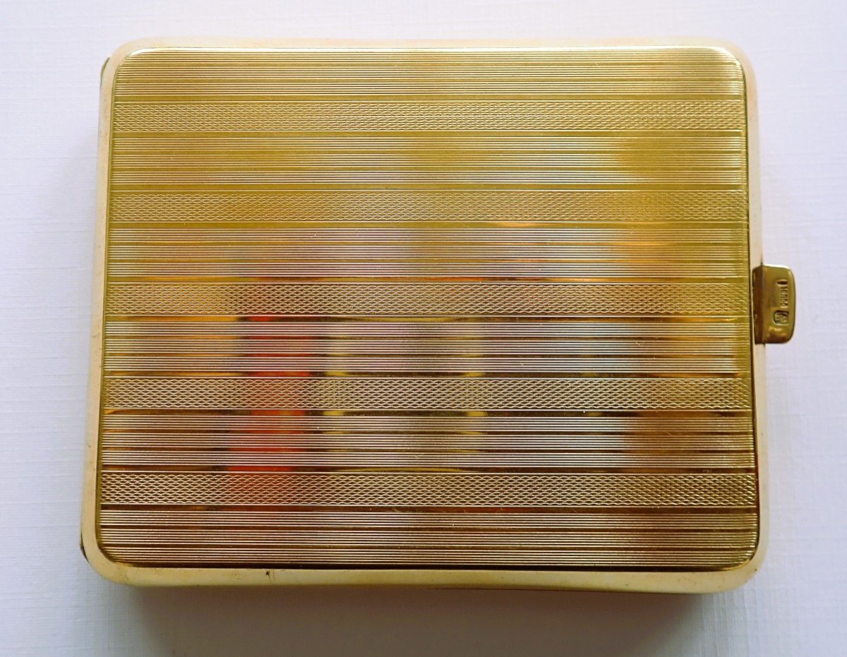 Gold Plated Cigarette Box-photo-2