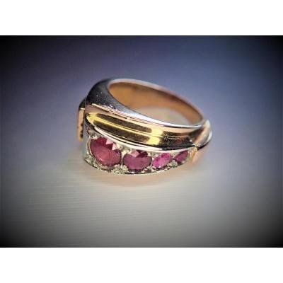 Bague Rubis Or 18 Carats