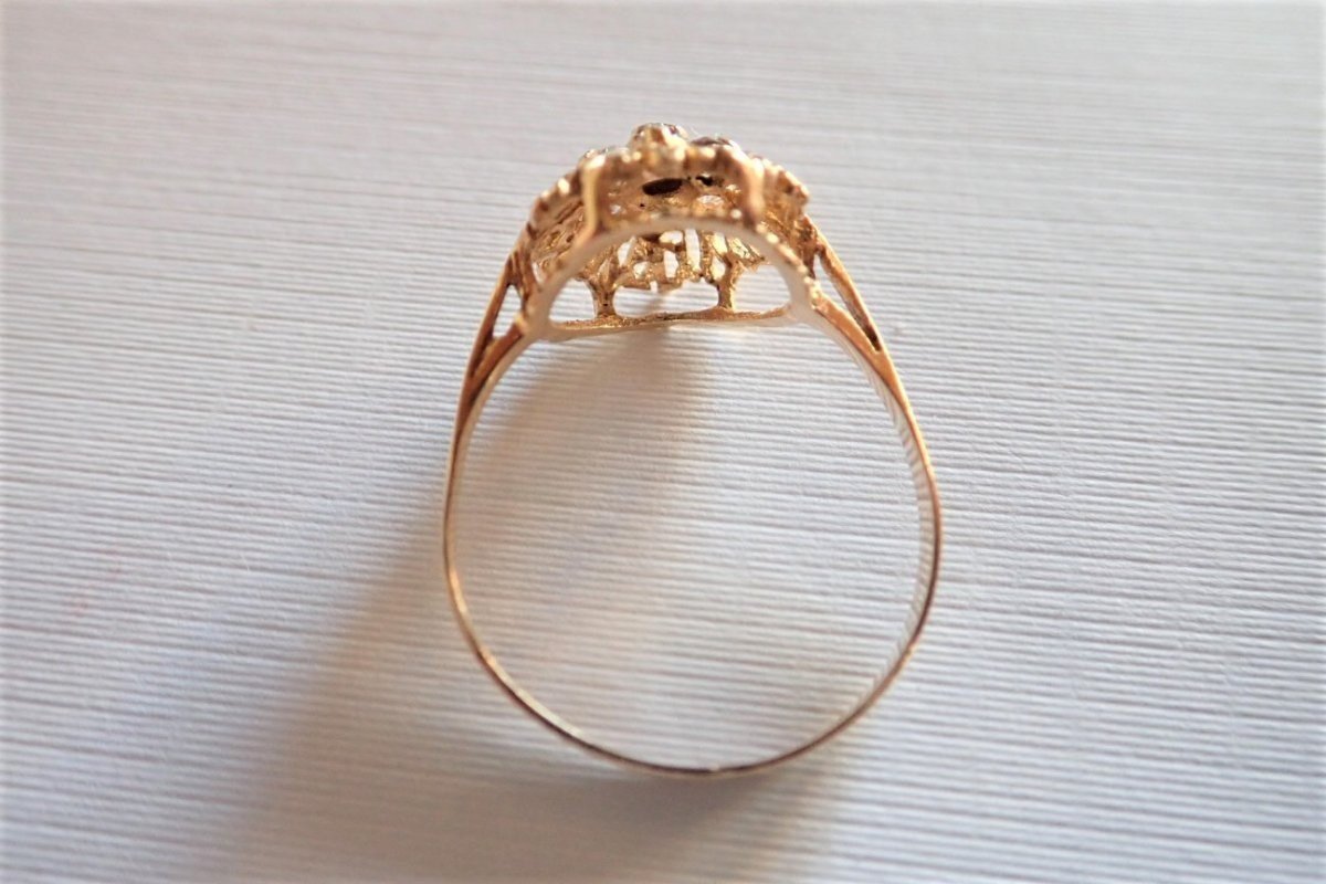 Diamond And Sapphire Ring-photo-2