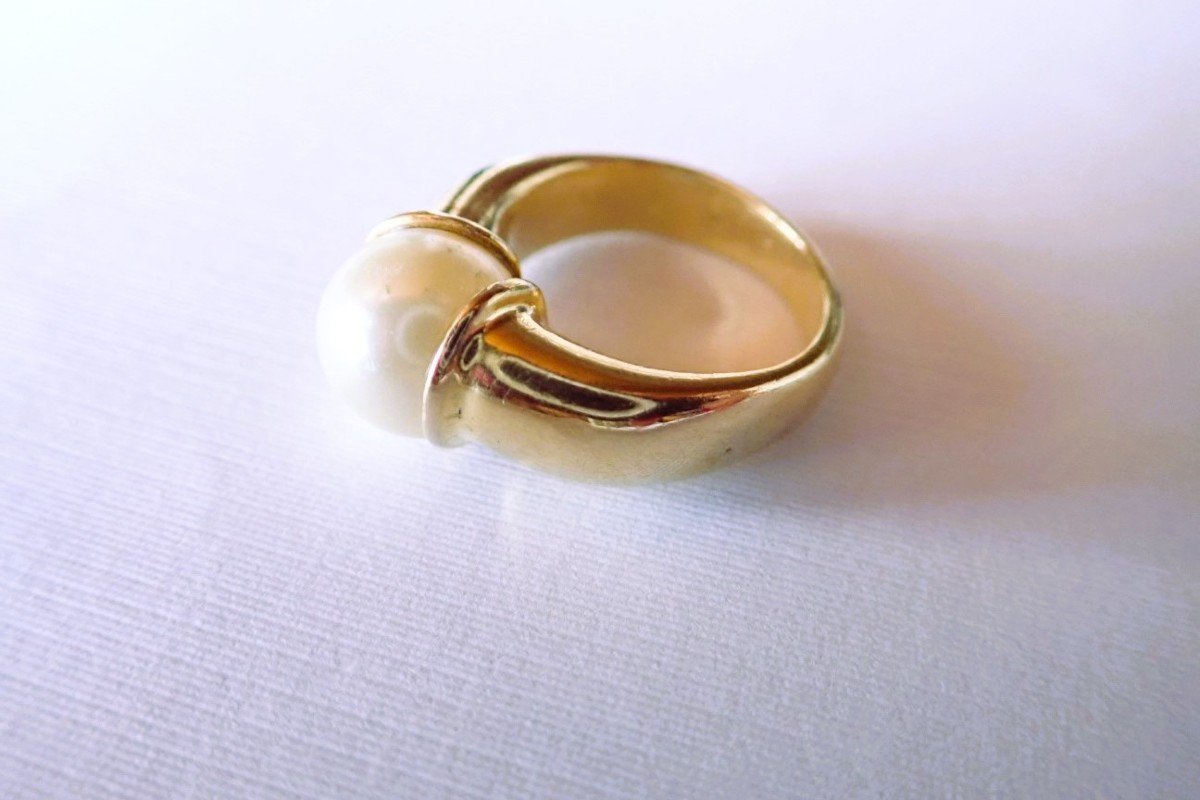 Vintage 18 Carat Gold Ring-photo-2