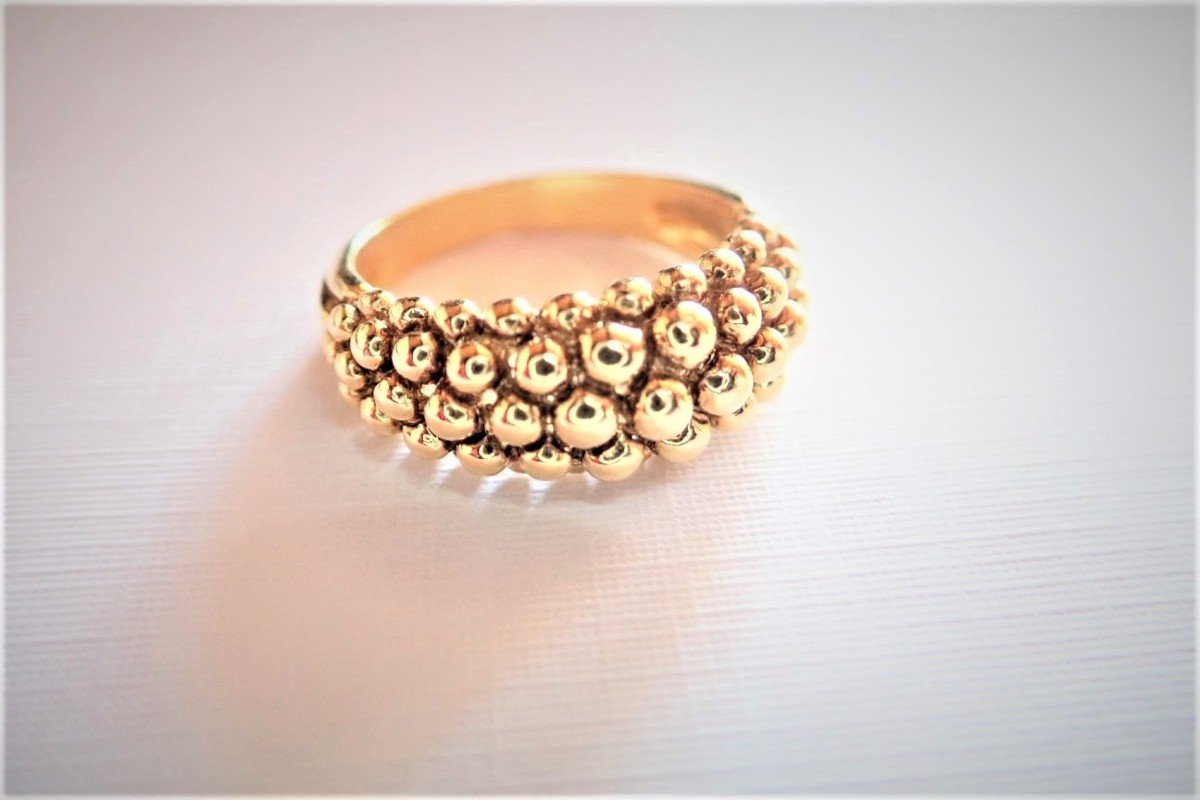 Vintage Bague Or 18 Carats-photo-3