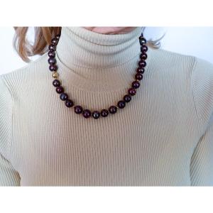 Black Pearl Necklace